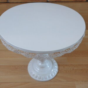 2775 – Présentoir à gâteaux blanc pour décoration de table neuf
