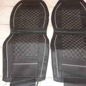 2792 – 2 Housses de sièges avant universelle noir en cuir PU pour voiture neuves