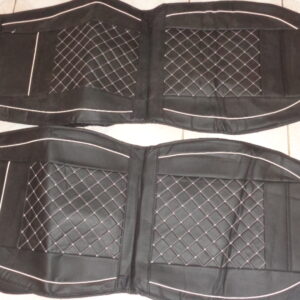 2792 – 2 Housses de sièges avant universelle noir en cuir PU pour voiture neuves