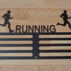 2811 – Porte-Médailles mural RUNNING en Fer neuf