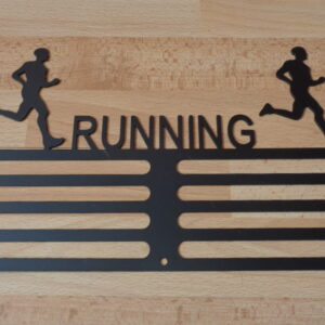 2811 – Porte-Médailles mural RUNNING en Fer neuf