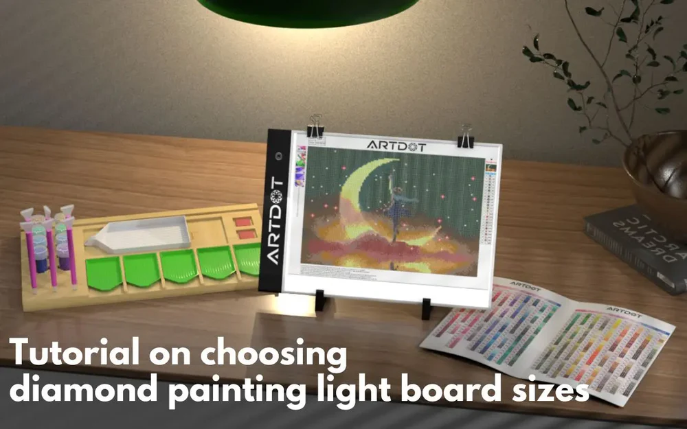 2829 – ARTDOT Tablette lumineuse A4 LED à luminosité réglable neuve – Image 6