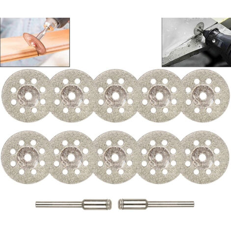 2843 – Lot de 10 disques diamantés 25 mm neufs – Image 5