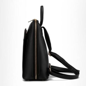 2929 – Sac à dos en cuir PU noir pour dames , jeunes filles . neuf