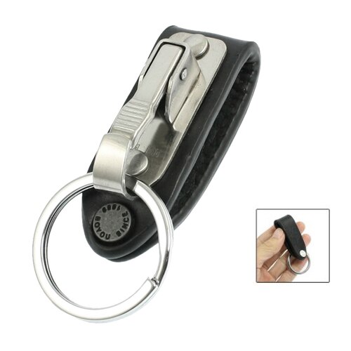 2856 – Porte-clés en acier inoxydable avec boucle de ceinture neuf – Image 2