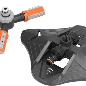 2950 – Arroseur De Jardin, 3 Bras Rotation Automatique à 360° Ajustable neuf