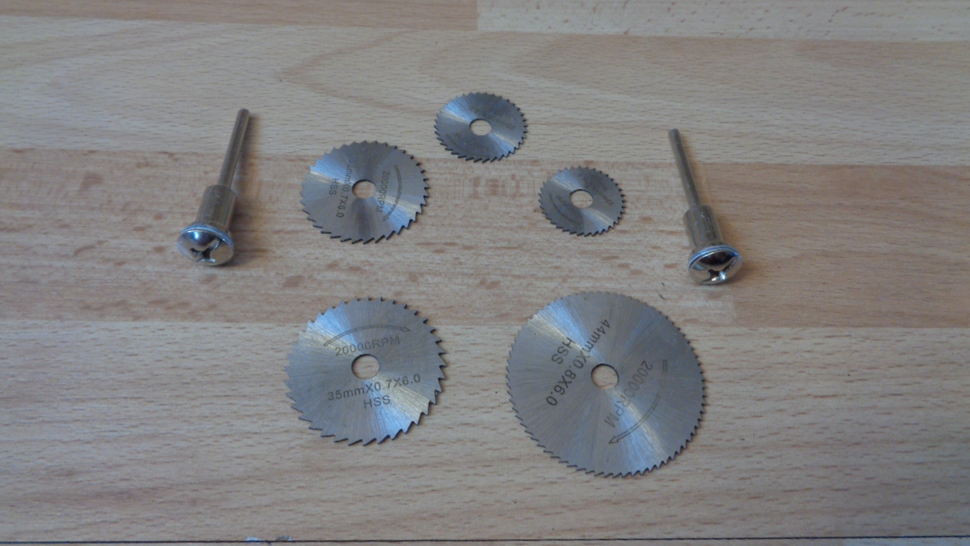 2845 – lot de 5 Lames de coupes en aciers neufs – Image 7