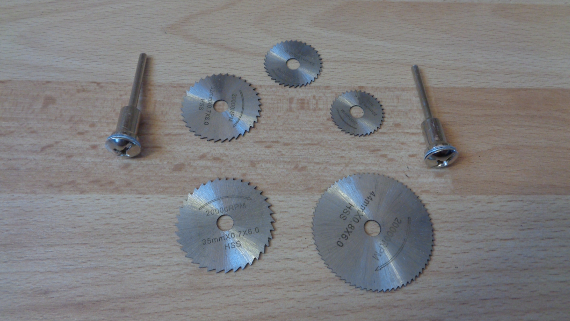 2845 – lot de 5 Lames de coupes en aciers neufs – Image 5
