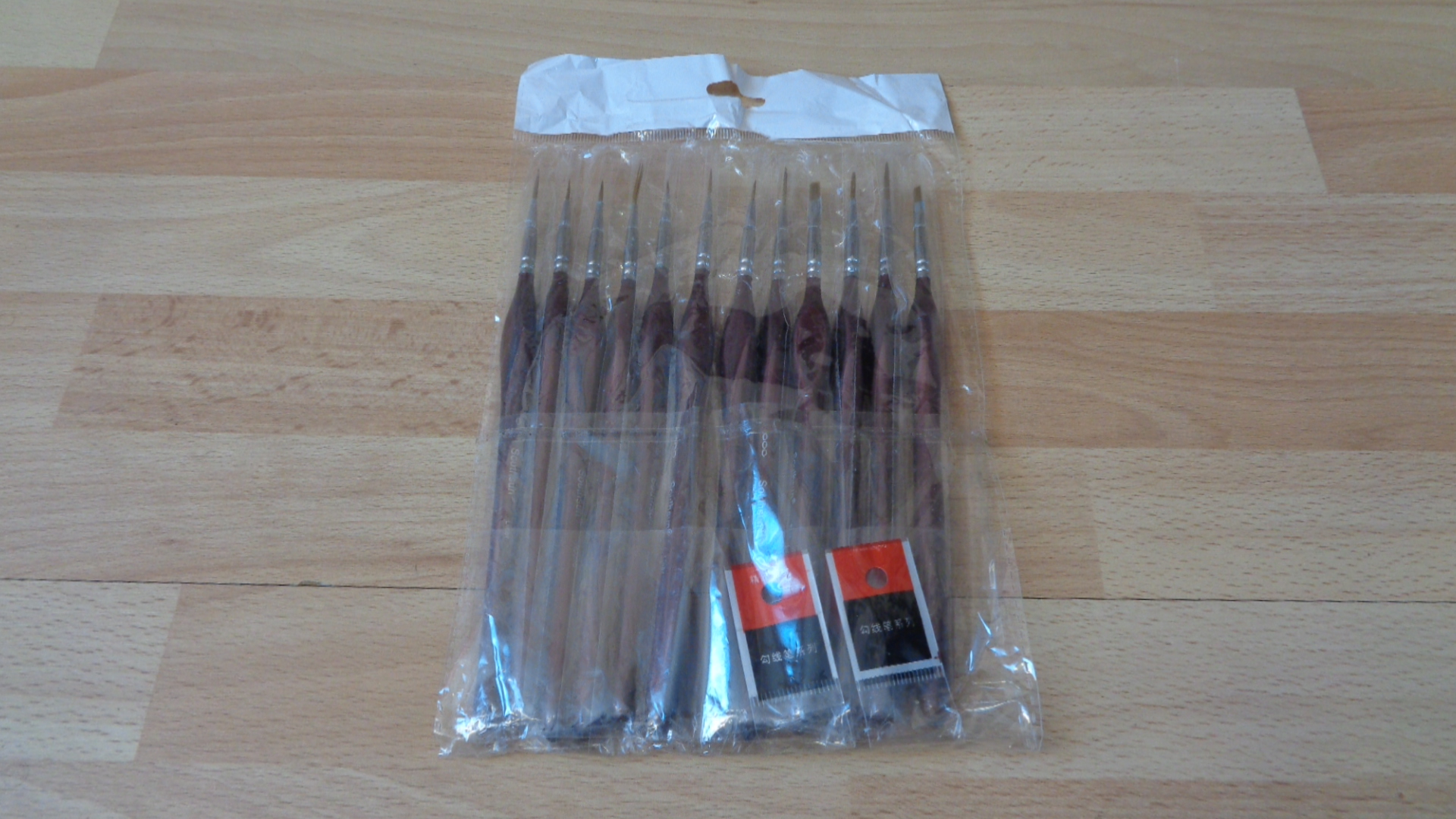 2846 – Ensemble de 12 Pinceaux pour Peinture, Aquarelle neufs – Image 6