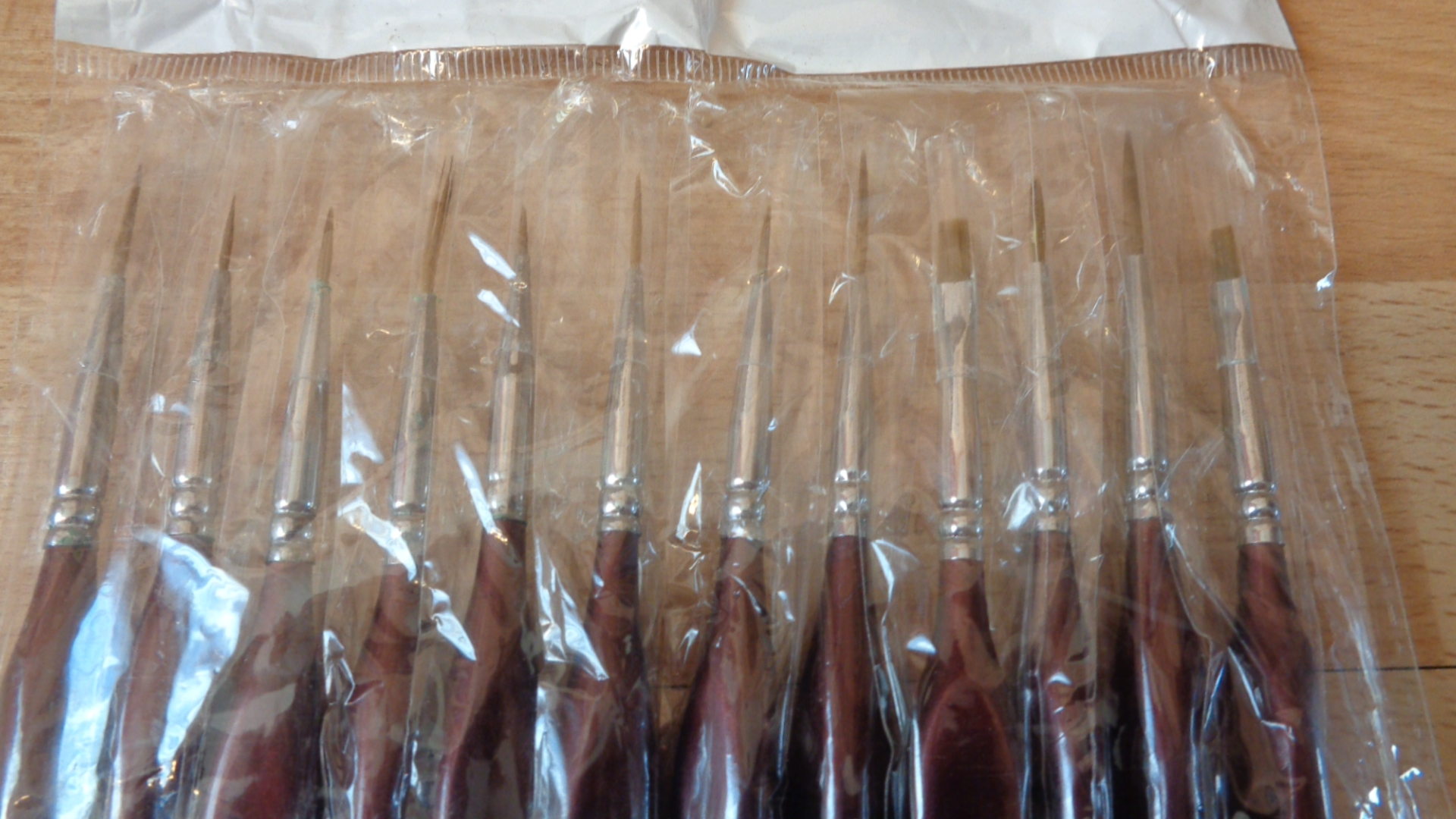 2846 – Ensemble de 12 Pinceaux pour Peinture, Aquarelle neufs – Image 3