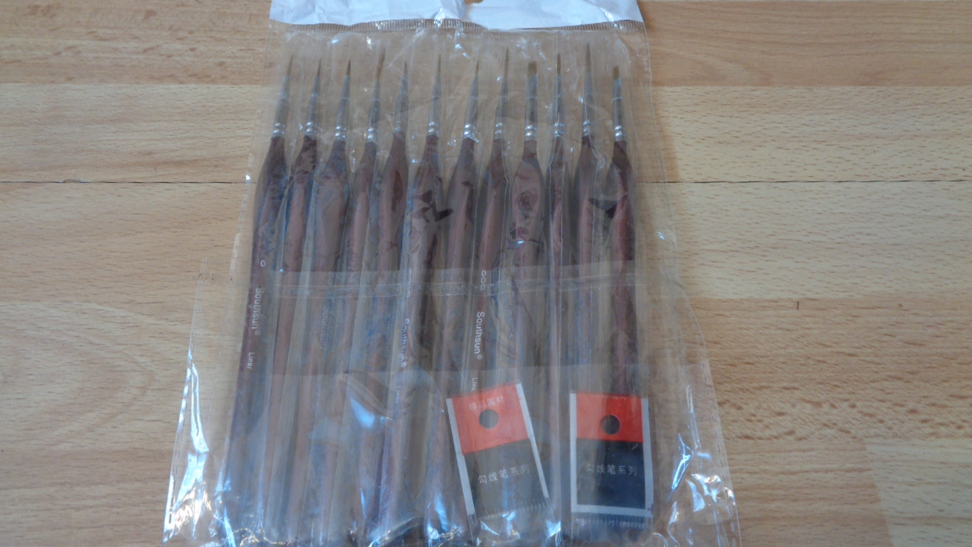 2846 – Ensemble de 12 Pinceaux pour Peinture, Aquarelle neufs – Image 2