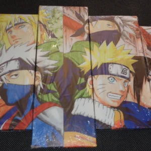 6493 – Tableau 5 pièces  Naruto 100 x 55 cm neuf