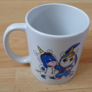 2915 – Mug de Licorne et de bourriquet neuf