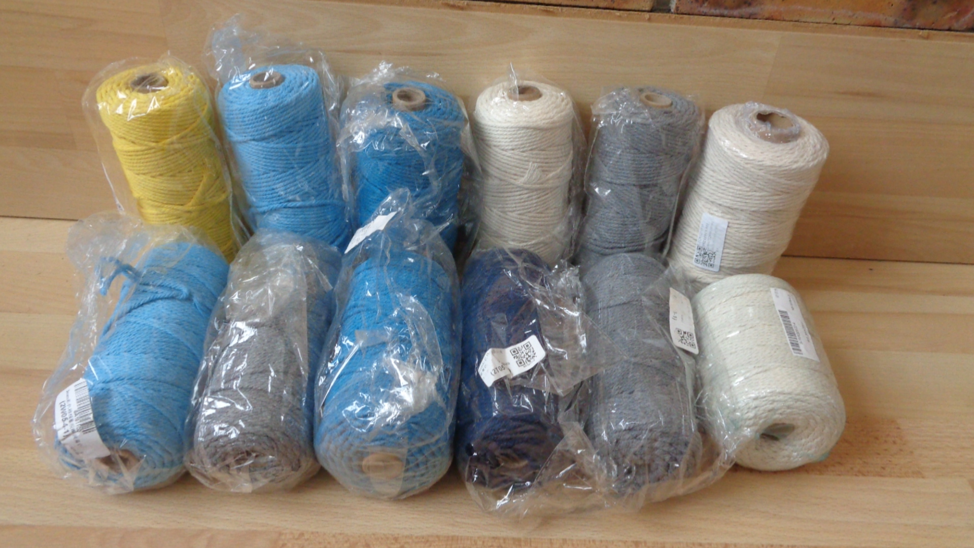2931 – Ficelle Epaisse de couleur 3 mm Naturelle, 200m neuve – Image 12