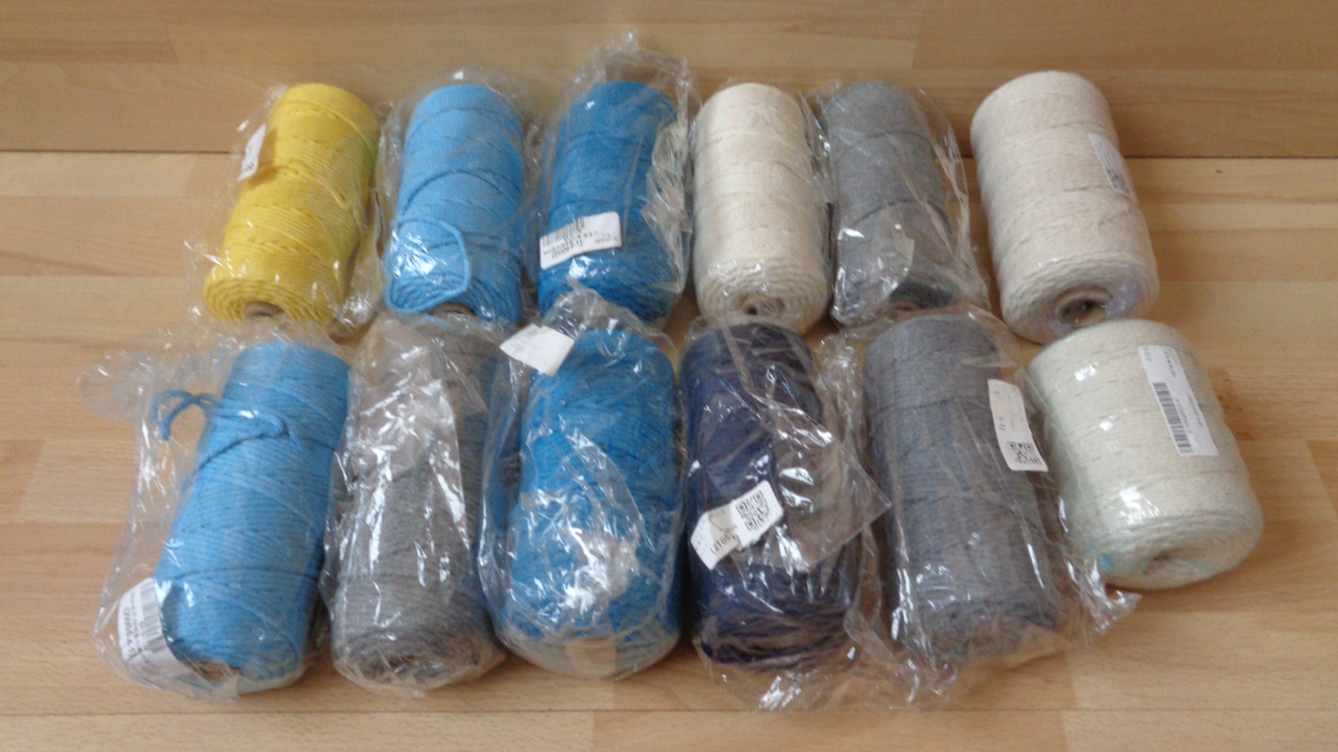 2931 – Ficelle Epaisse de couleur 3 mm Naturelle, 200m neuve – Image 10