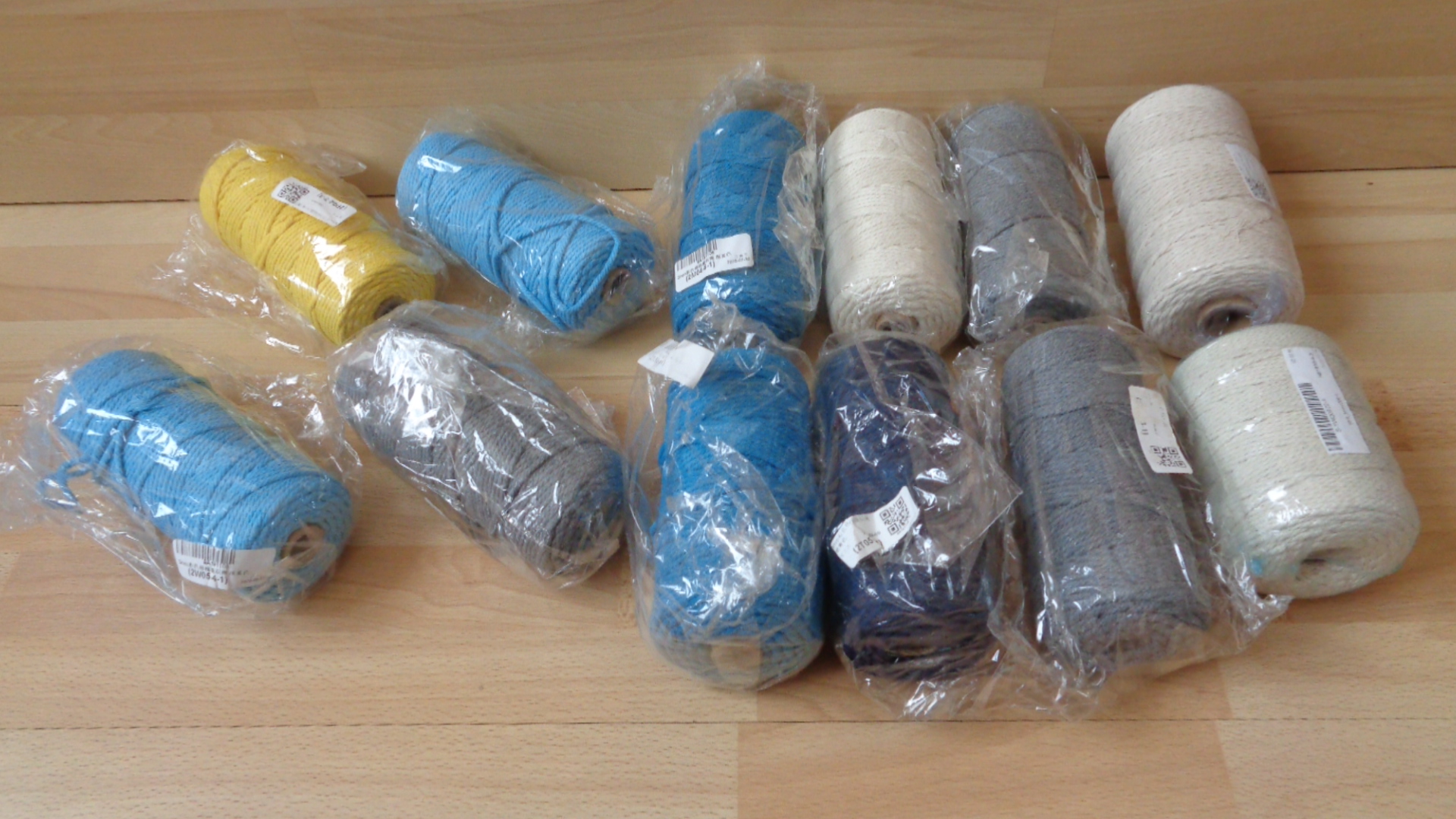 2931 – Ficelle Epaisse de couleur 3 mm Naturelle, 200m neuve – Image 9