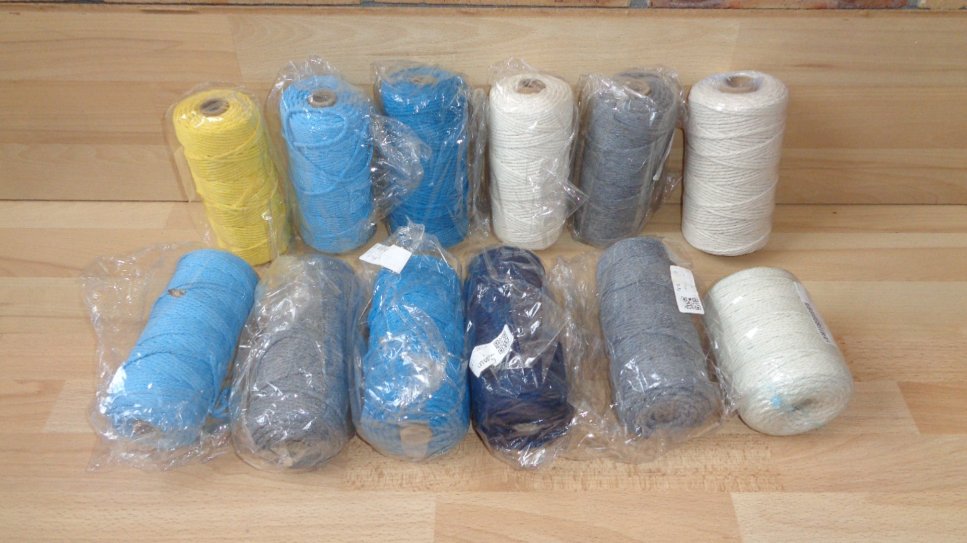 2931 – Ficelle Epaisse de couleur 3 mm Naturelle, 200m neuve – Image 6