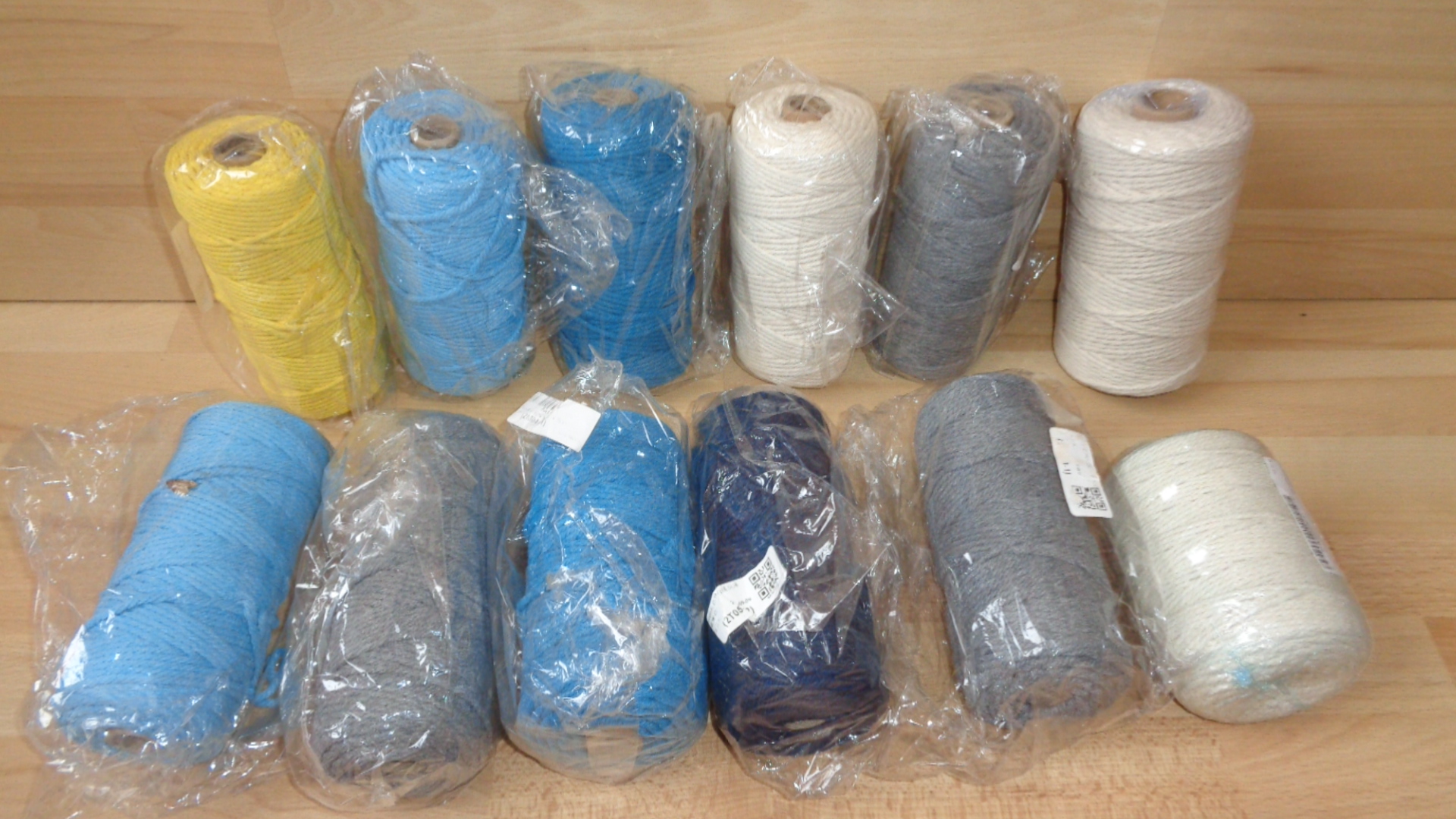 2931 – Ficelle Epaisse de couleur 3 mm Naturelle, 200m neuve – Image 5