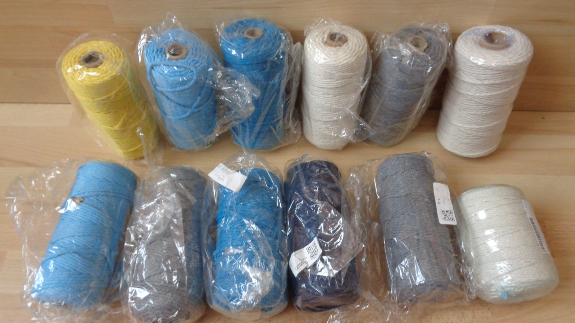 2931 – Ficelle Epaisse de couleur 3 mm Naturelle, 200m neuve – Image 4