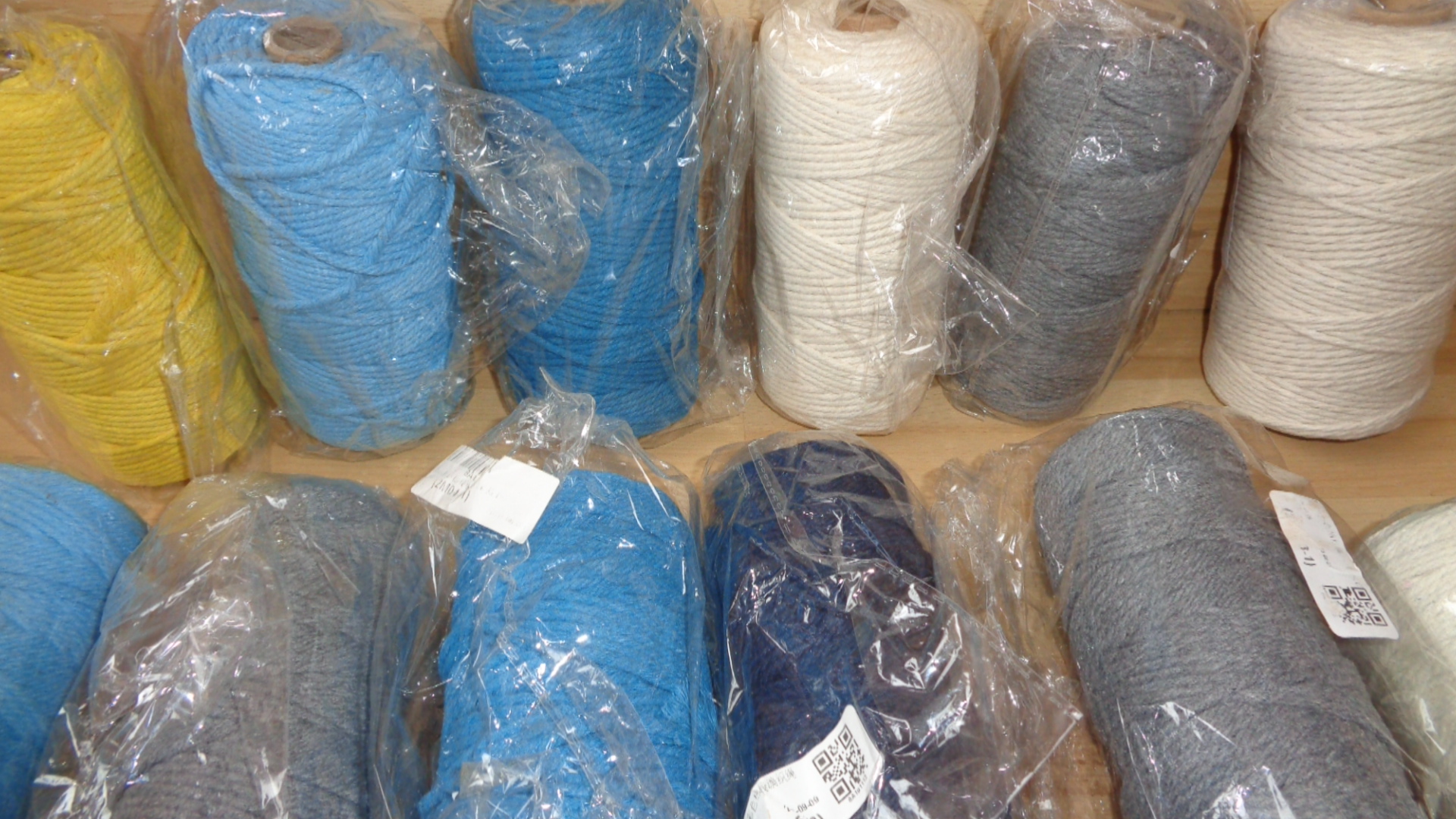 2931 – Ficelle Epaisse de couleur 3 mm Naturelle, 200m neuve – Image 3