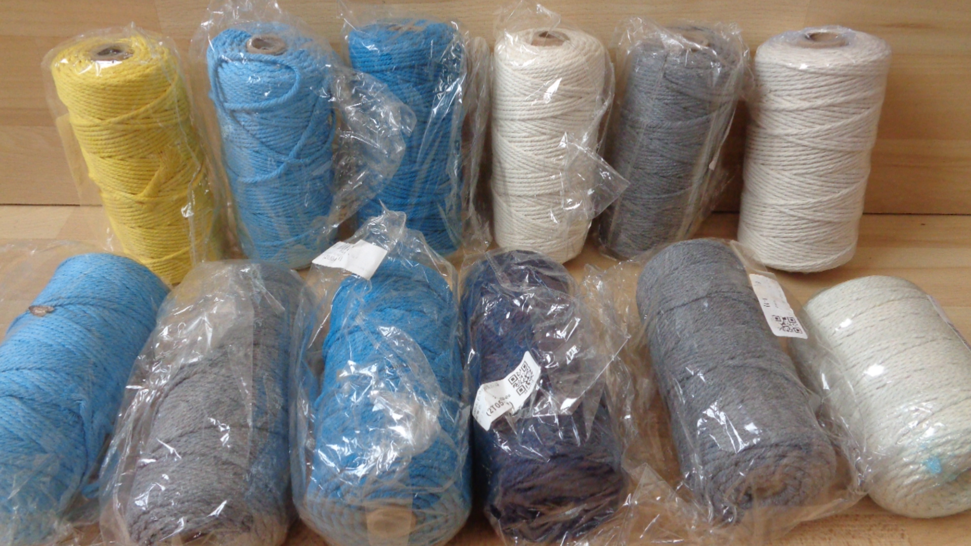 2931 – Ficelle Epaisse de couleur 3 mm Naturelle, 200m neuve – Image 2