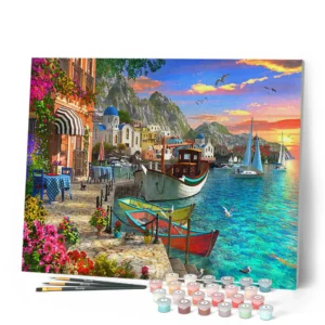 2881 – Figured&rsquo;Art Peinture , Port fleuri neuve