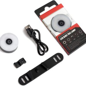 3000 – Lampe pour Vélo LED Clignotante Feu Arrière, 5 Modes d’éclairage neuve