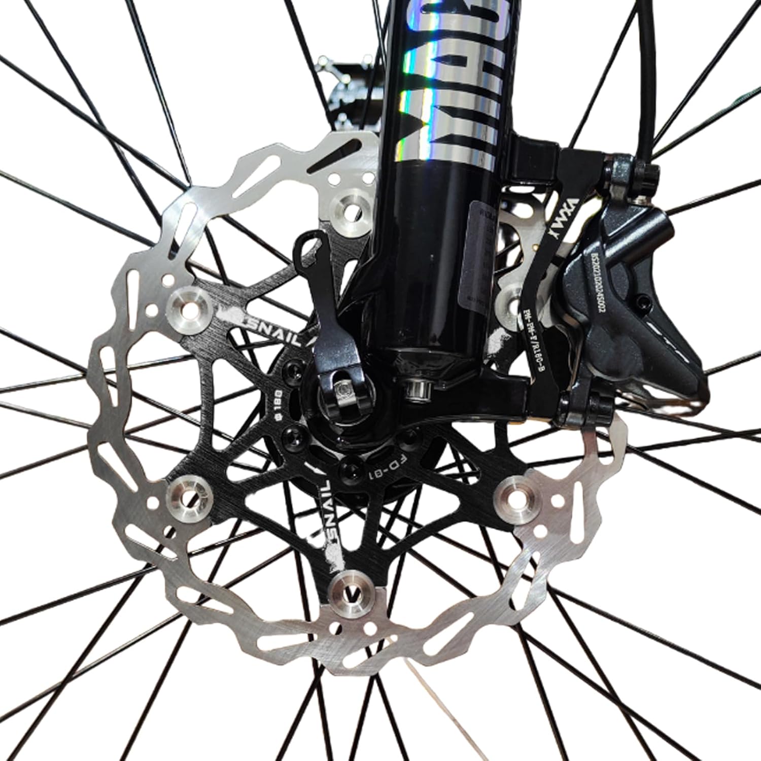 3020 – Disque de frein noir pour vélo 180 mm neuf – Image 3