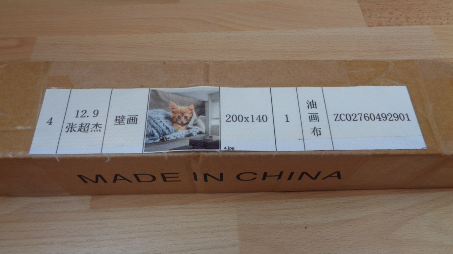3005 – Papier peint vinyle lavable Chaton - 200 cm x 140 cm neuf – Image 5