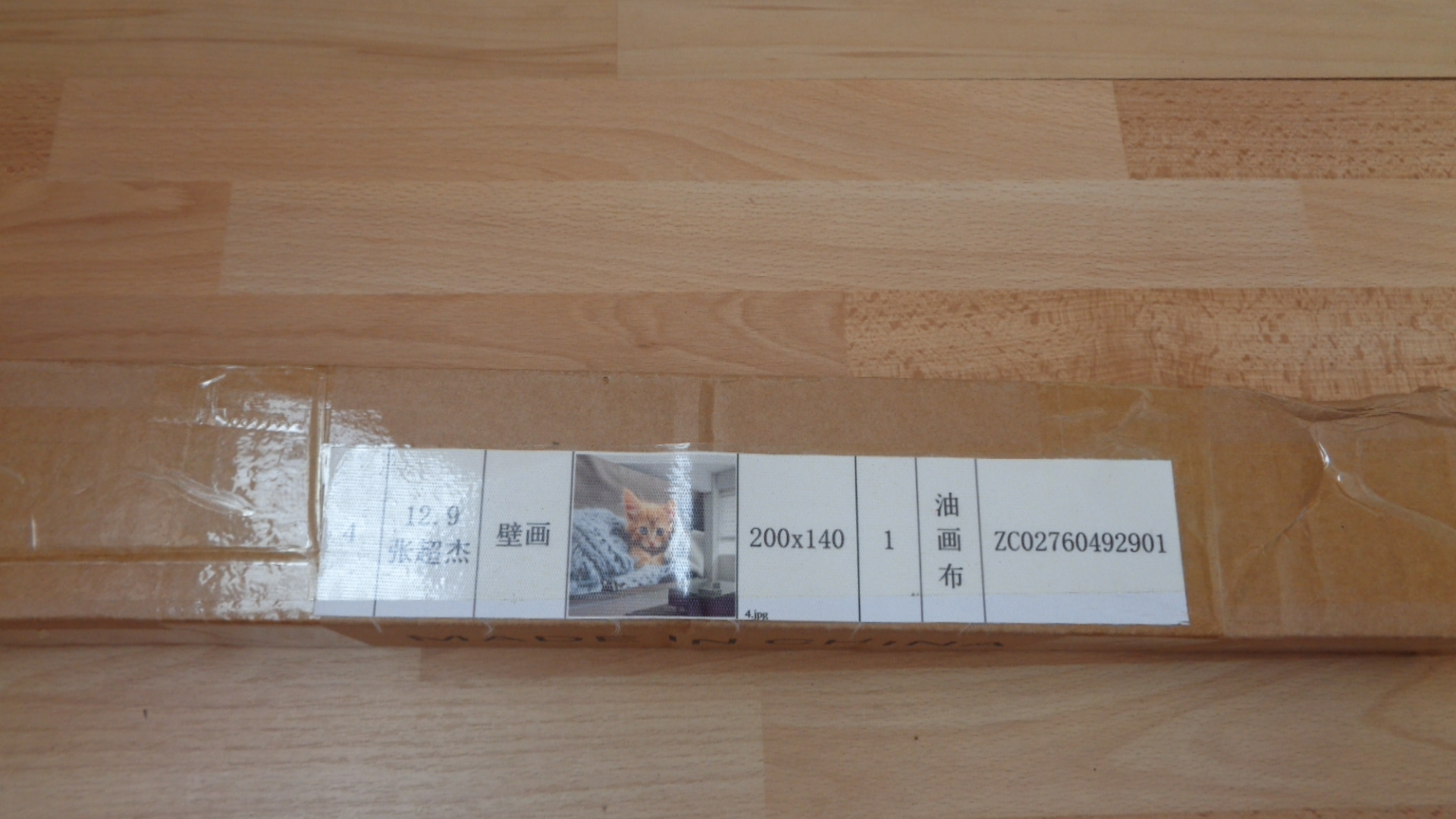 3005 – Papier peint vinyle lavable Chaton - 200 cm x 140 cm neuf – Image 4