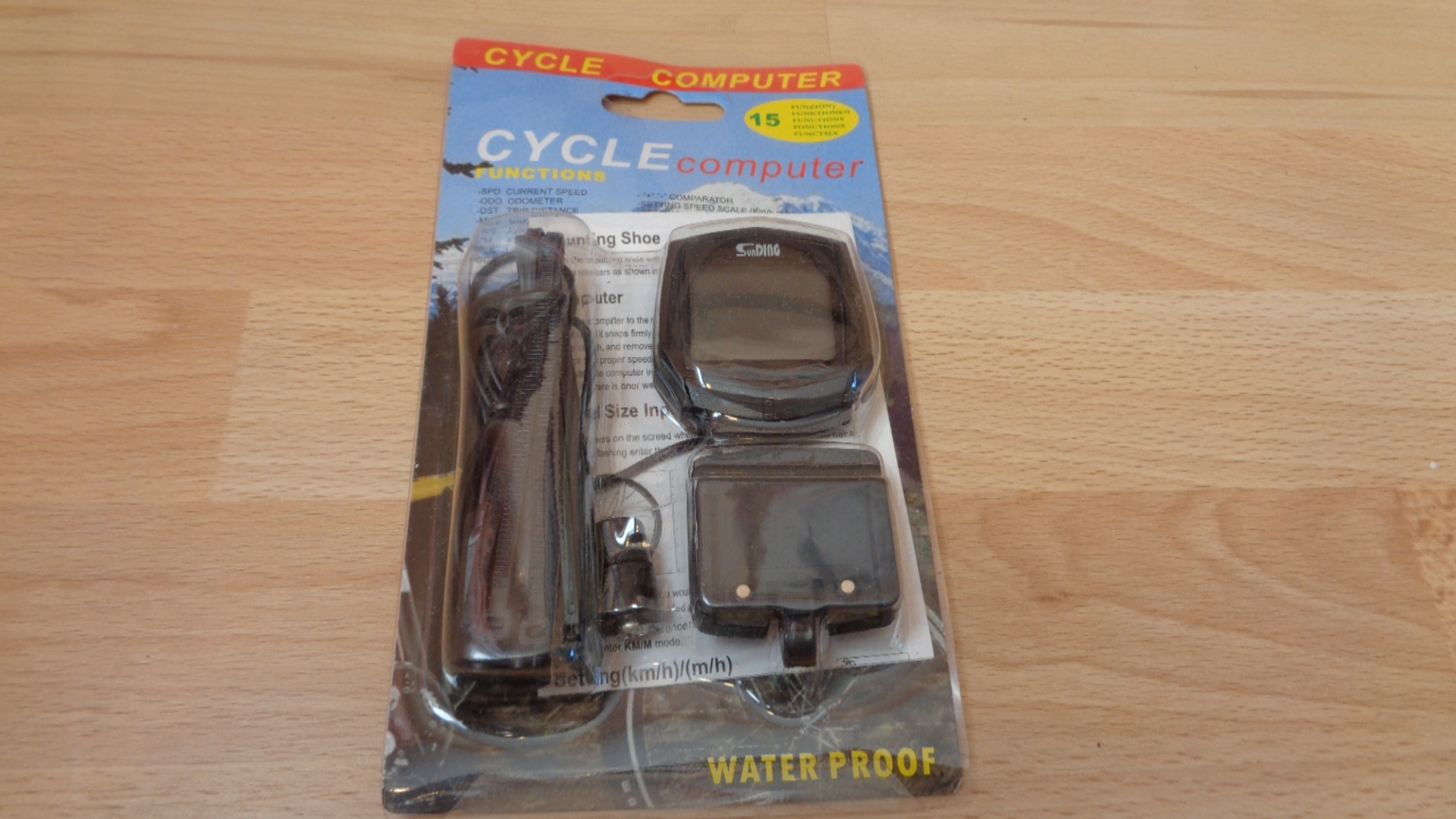 3034 – Compteur de vitesse Sunding avec écran LCD pour vélo neuf – Image 2