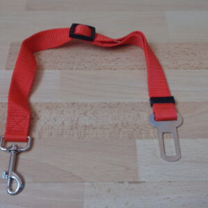 3070 – Laisse Ceinture de Sécurité rouge pour Chien / Chat neuve