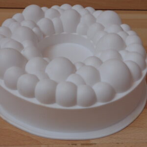 3075 – Moule à gâteau rond 3D en silicone nuage neuf