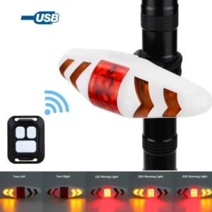 3047 – Clignotant sans Fil à Distance blanc LY-0378 pour Vélo neuf