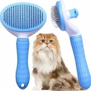 3120 – Peigne autonettoyant pour animaux de compagnie, pour chats et chiens, neuf