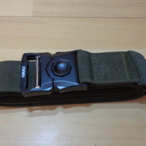 3116 – Ceinture militaire tactique kaki boucle à dégagement rapide extensible neuve