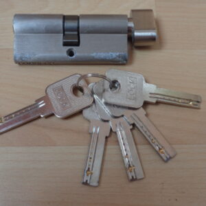 3124 – Serrure de Sécurité avec 5 Clés 70mm neuve