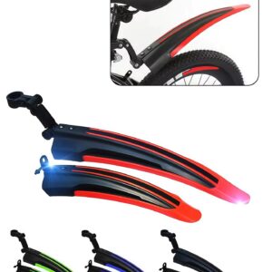 3148 – Garde-boue rouge de vélo avant/arrière neuf