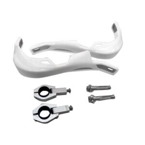 3167 – Protège-mains blanc de moto, protection des mains pour guidon neuf