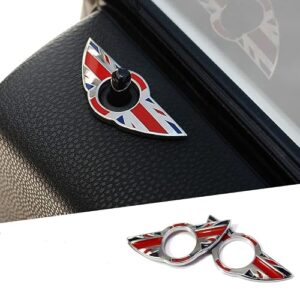 3180 – Lot de 2 anneaux emblèmes de serrure de porte pour Mini Cooper neufs