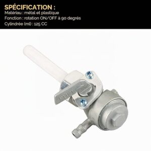 3183 – Robinet de Carburant Essence pour Réservoir D’essence avec Tamis neuf