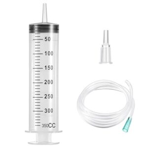 3164 – Grosse Seringue de 350 ml avec tuyau neuve