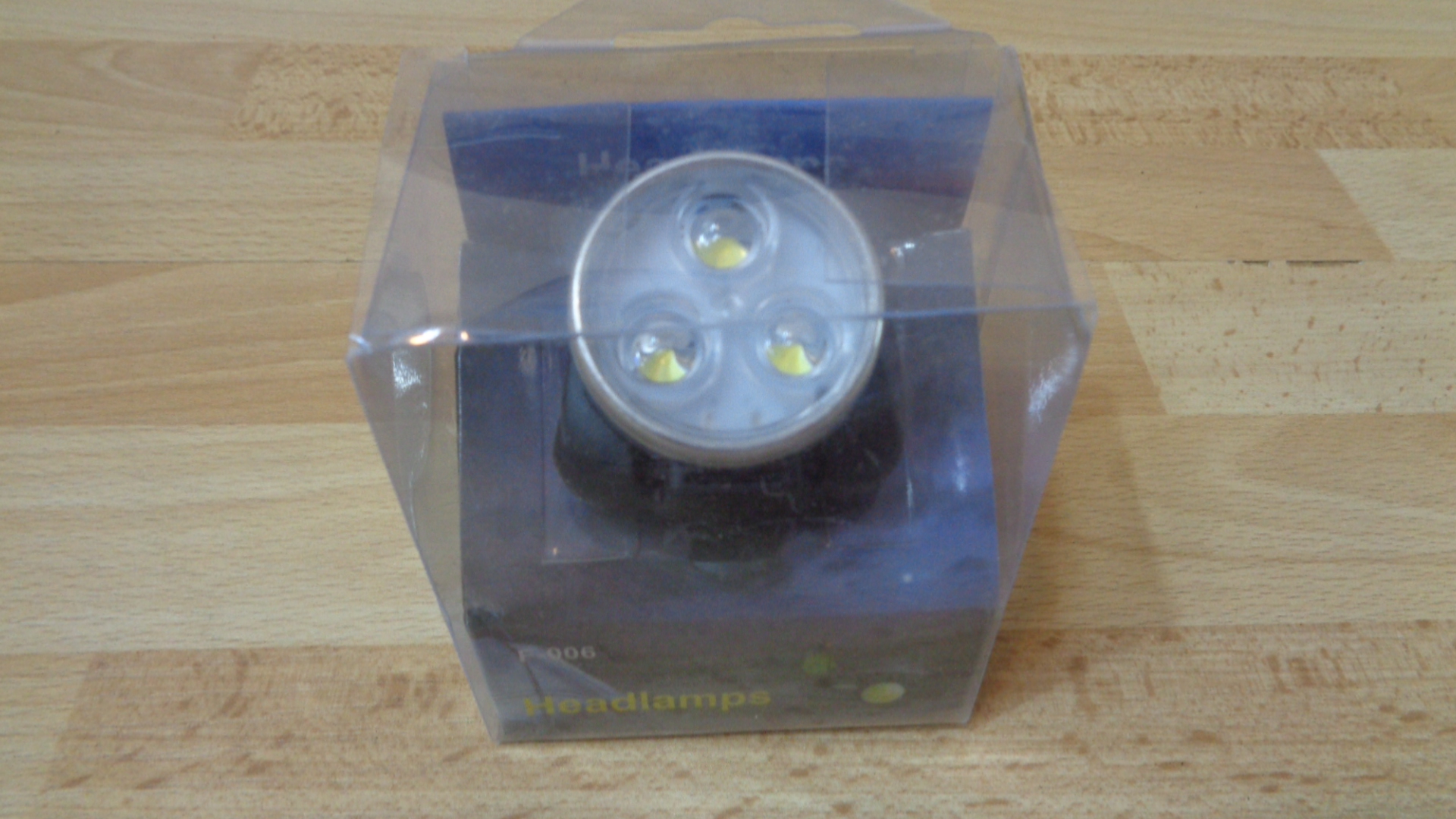 3228 – Lumiere led blanche de bicyclette à 3 Leds neuve