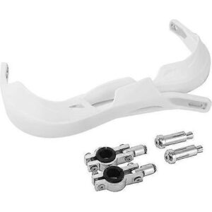 3167 – Protège-mains blanc de moto, protection des mains pour guidon neuf